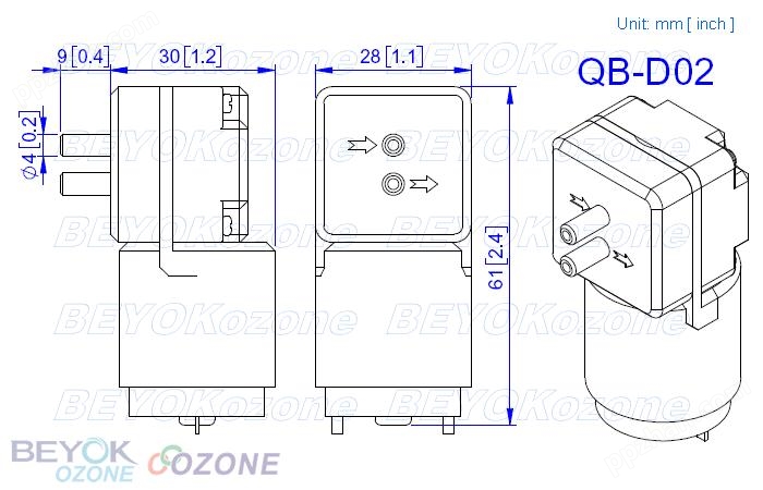 直流气泵 QB-D02 图片