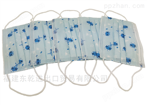 夏季儿童卡通水刺防护 印花可定制 无纺布